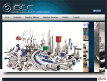 Tablet Screenshot of grupoibec.com